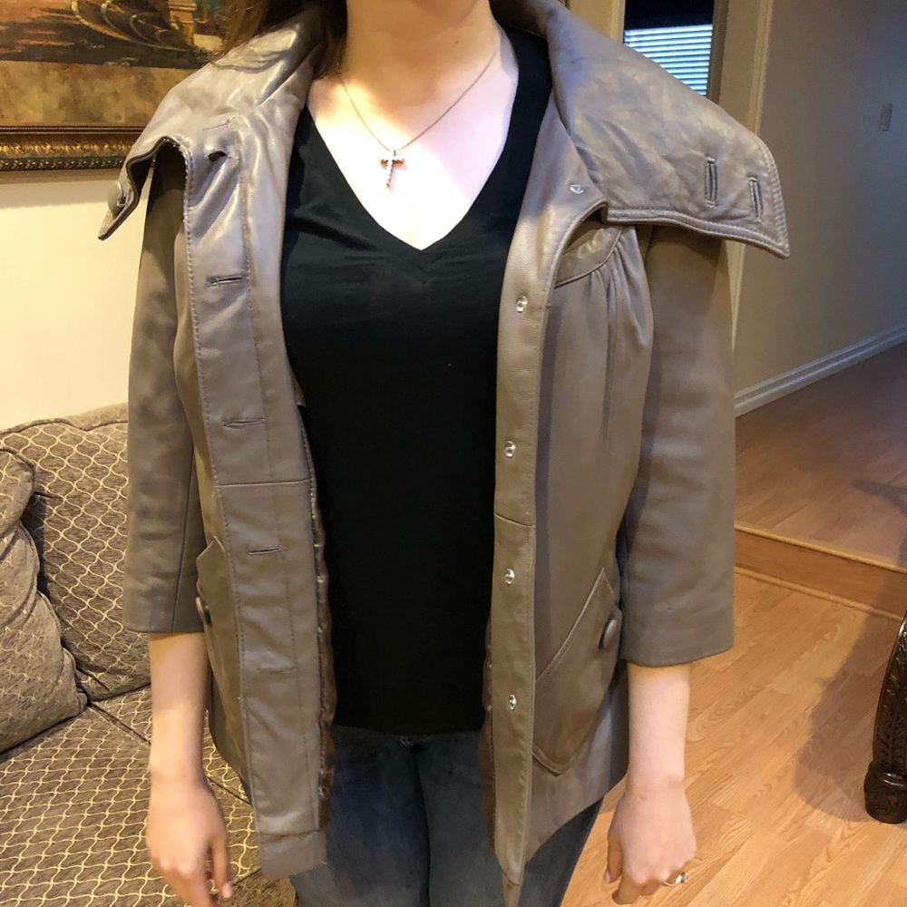 Neiman Marcus real leather jacket